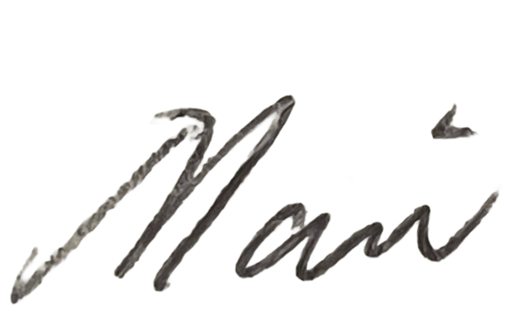 Mari's signature